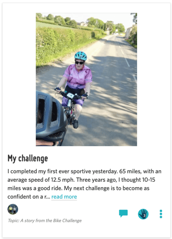 Bike Challenge Story