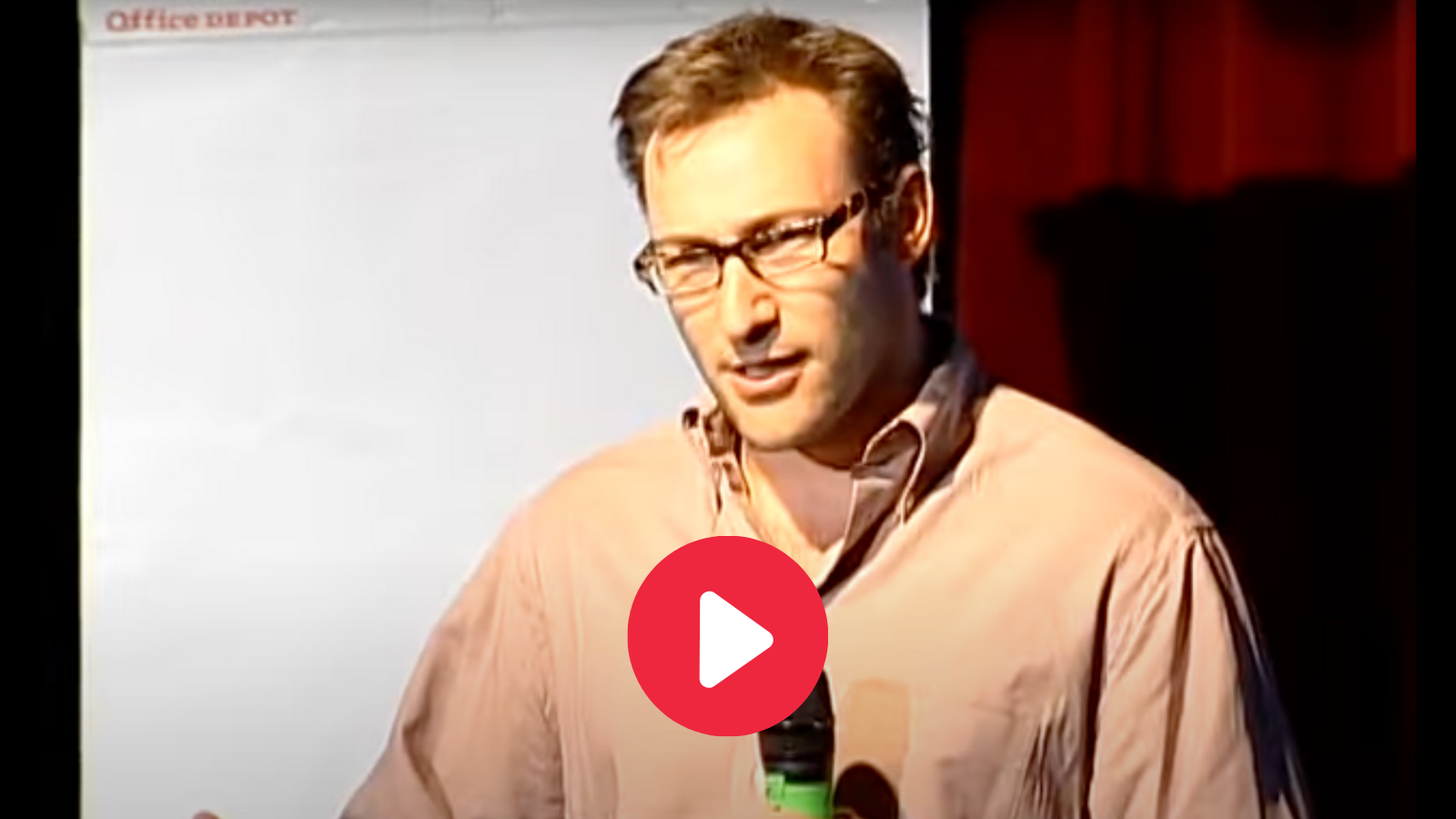 Simon Sinek talking about 'Start with Why' at Ted Talk conference