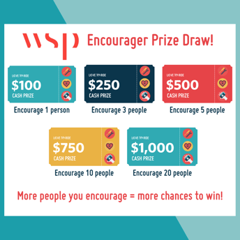 WSP Encourager Draw Social Tile