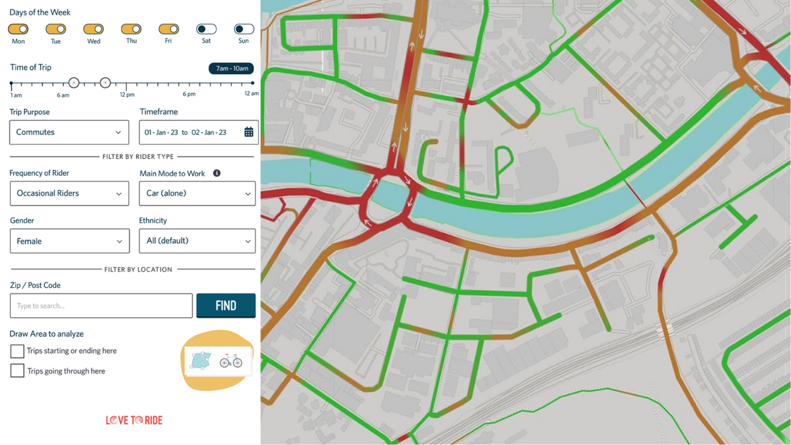 Love to Ride's Innovative Data Mapping Tool Helps Create Better Biking ...